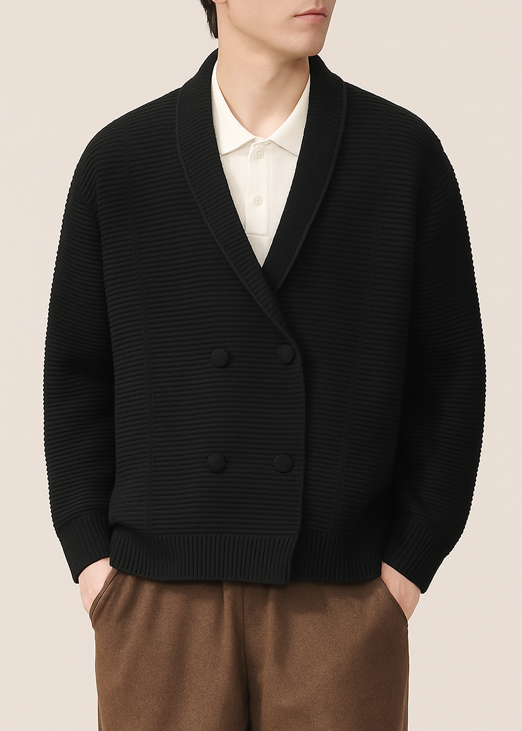 Classic Button Front Knit Cardigan