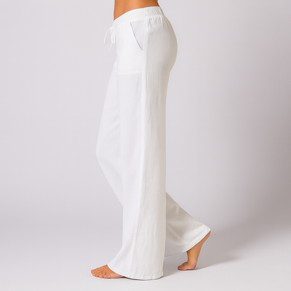 Relaxed Fit Cotton Mix Comfort Trousers