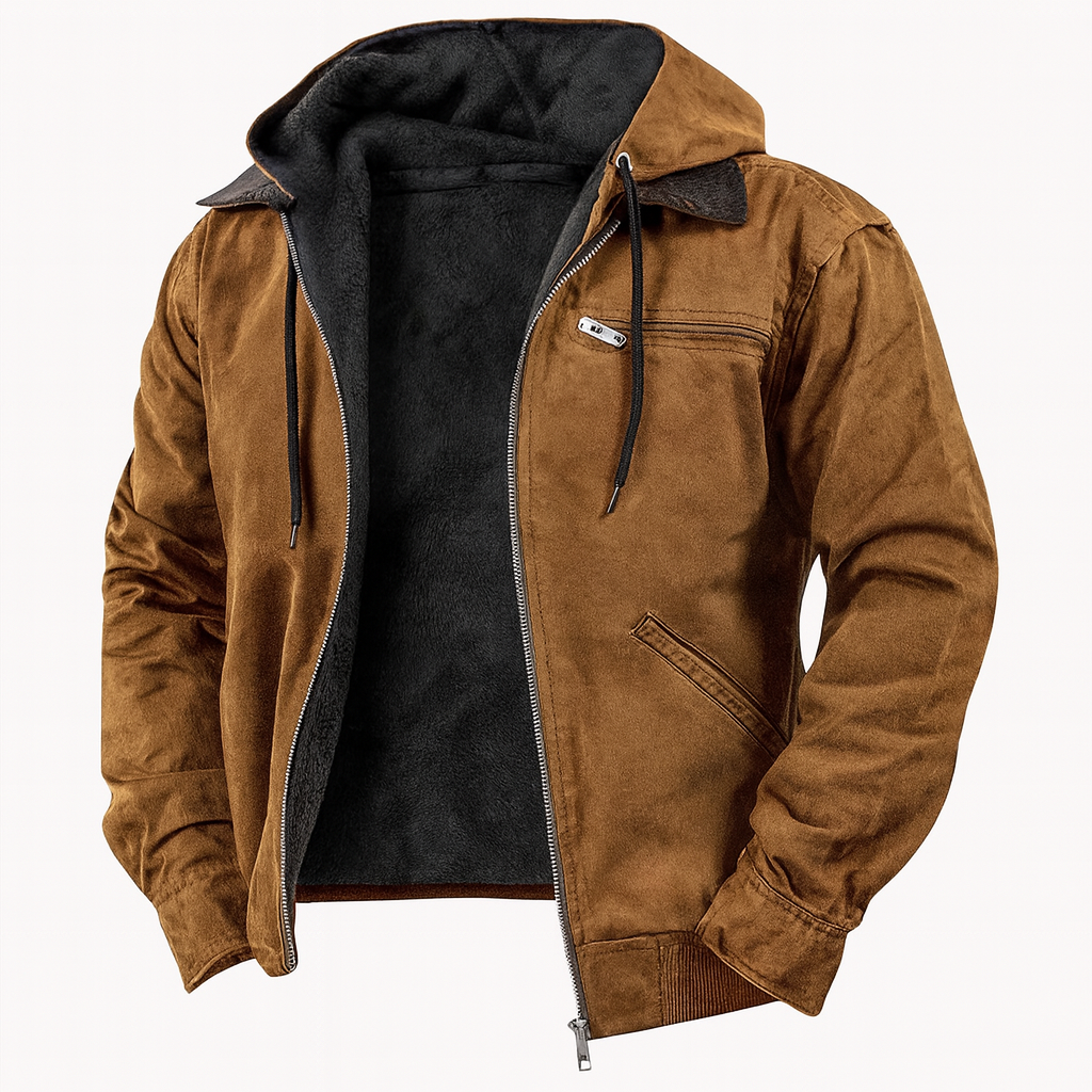 Timeless Leather Mens Coat - Olytrend