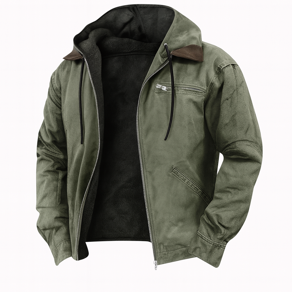 Timeless Leather Mens Coat