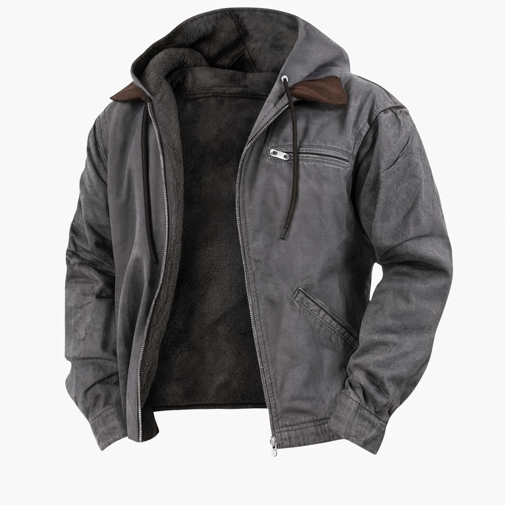 Timeless Leather Mens Coat