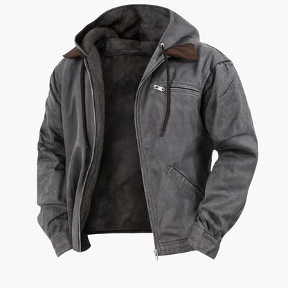 Timeless Leather Mens Coat