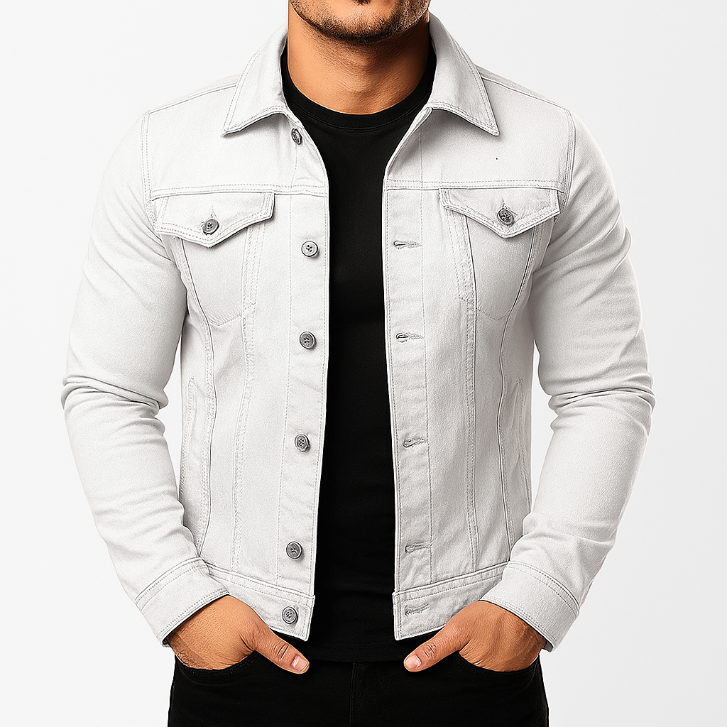 Classic Blue Straight Fit Jeans Jacket