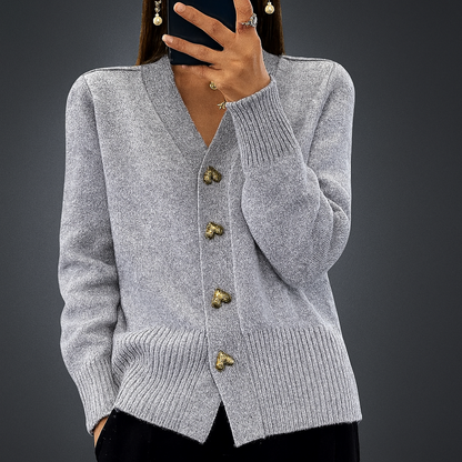 Soft V Neck Winter Sweater Cardigan