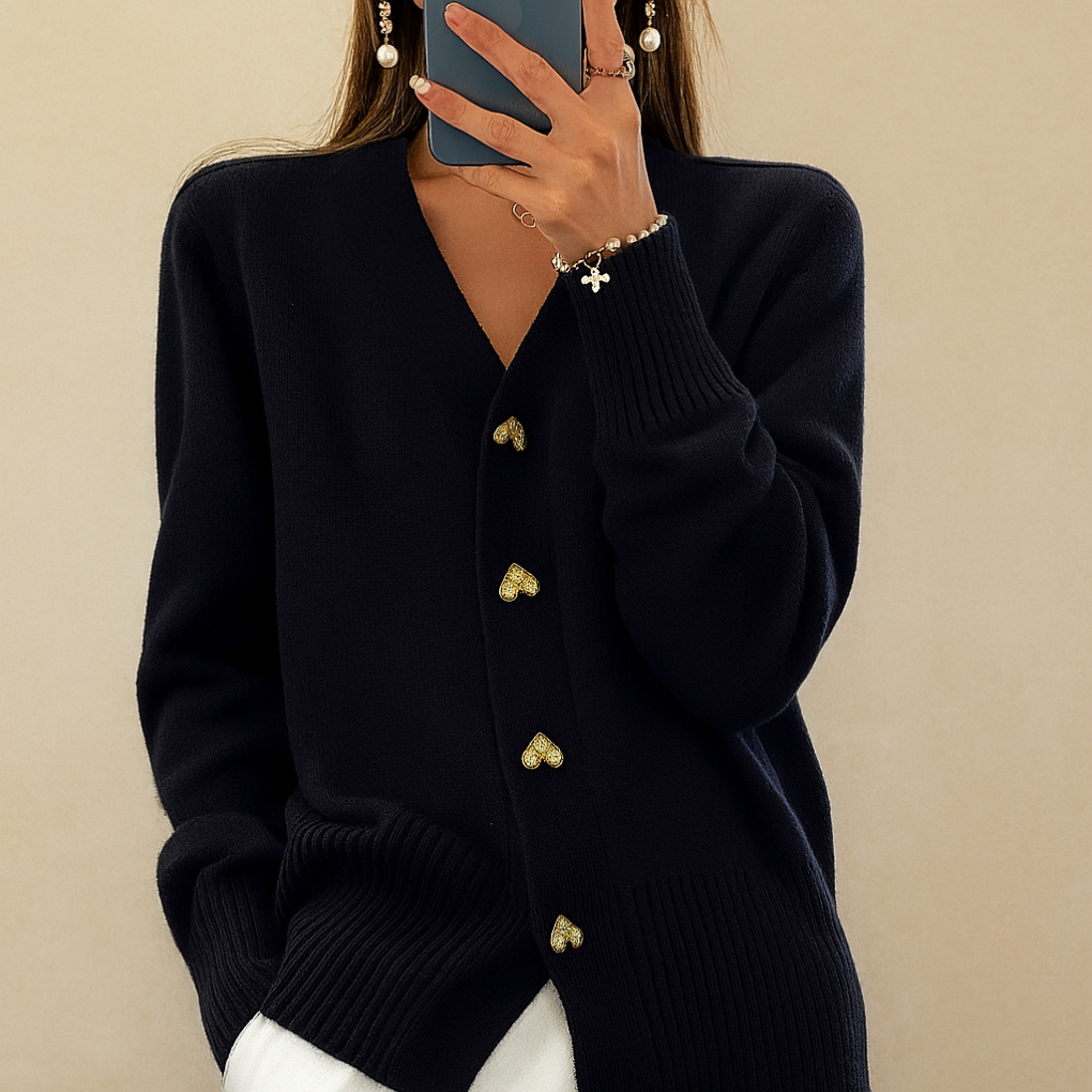 Soft V Neck Winter Sweater Cardigan