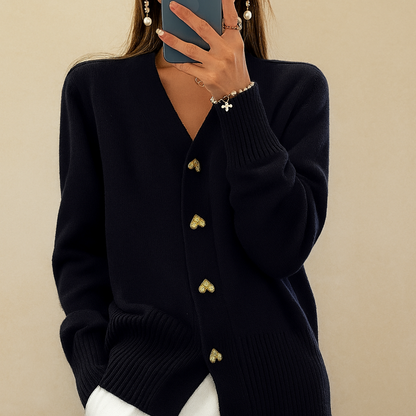 Soft V Neck Winter Sweater Cardigan