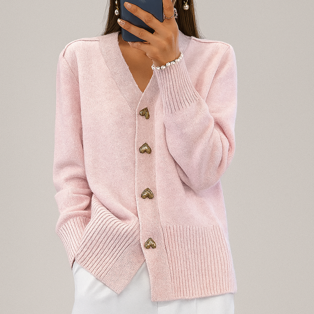 Soft V Neck Winter Sweater Cardigan