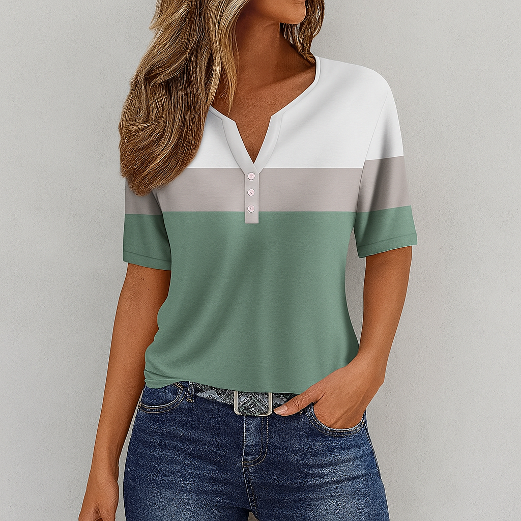 Comfortable Classic Breasted Tee Shirt