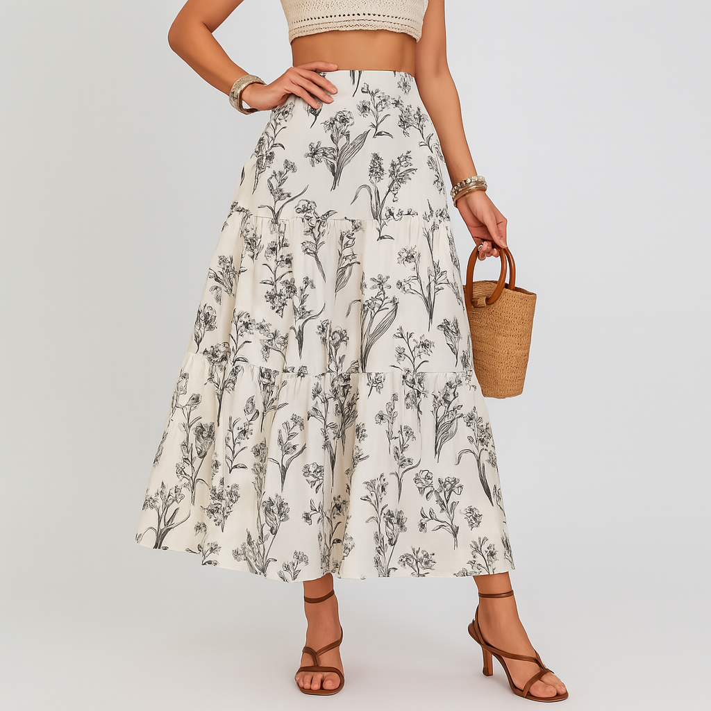 Ladies Knee Length Skirt
