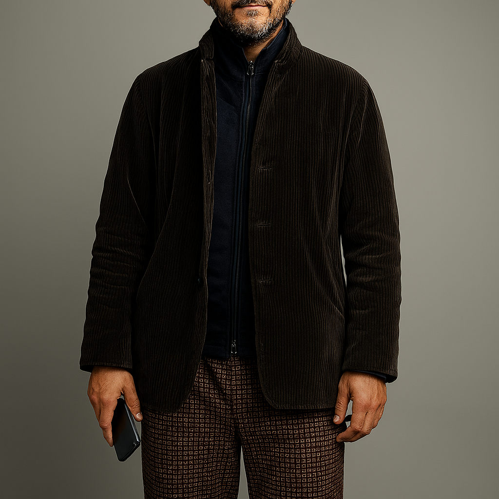 Classic Simple Mens Blazer Jacket - Olytrend