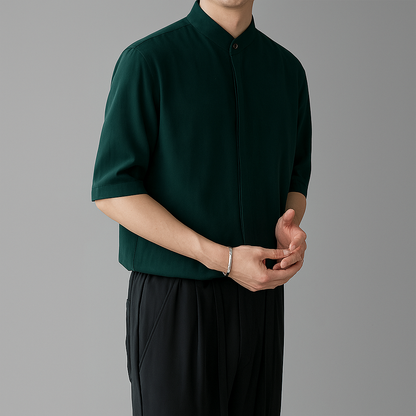 Classic Fit Button Down Dress Shirt - Olytrend