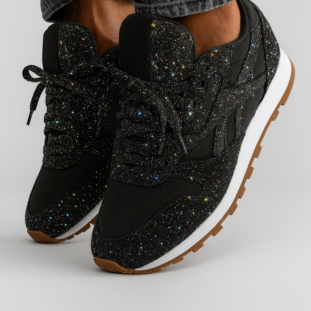 Sparkly Thick Sole Women's Sneakers