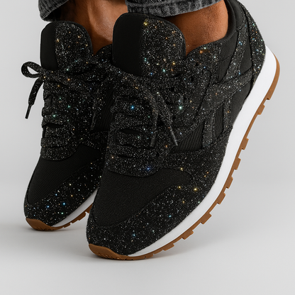 Sparkly Thick Sole Women's Sneakers