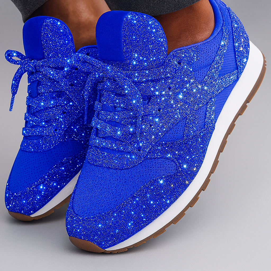 Sparkly Thick Sole Women's Sneakers