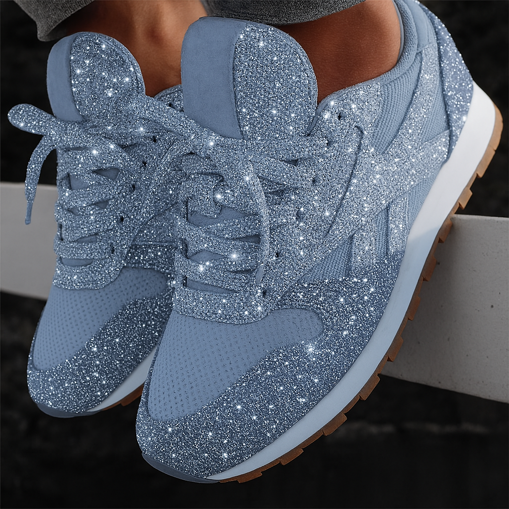 Sparkly Thick Sole Women's Sneakers