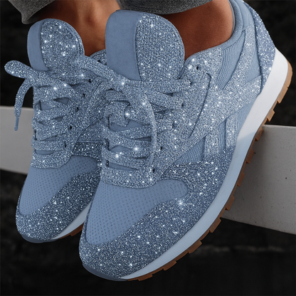 Sparkly Thick Sole Women's Sneakers