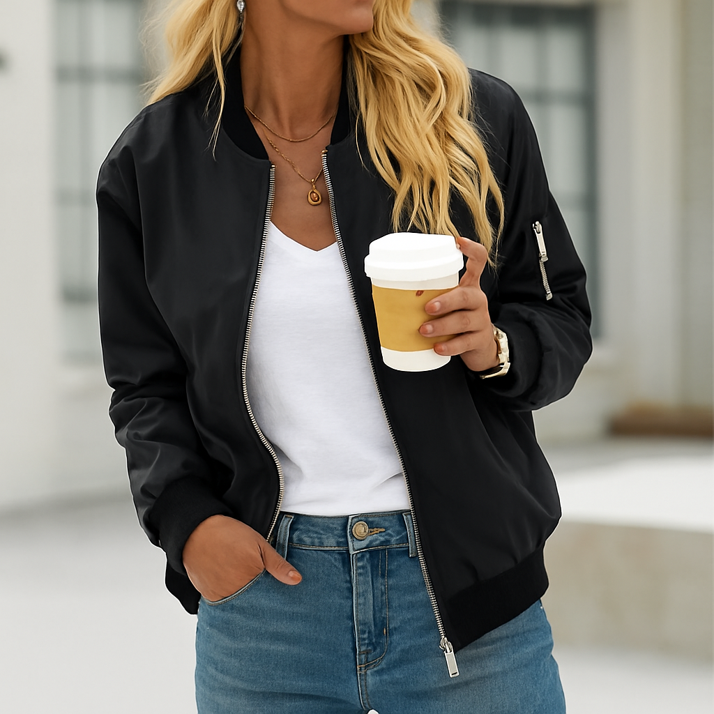 Ladies' Fashion Leather Jacket