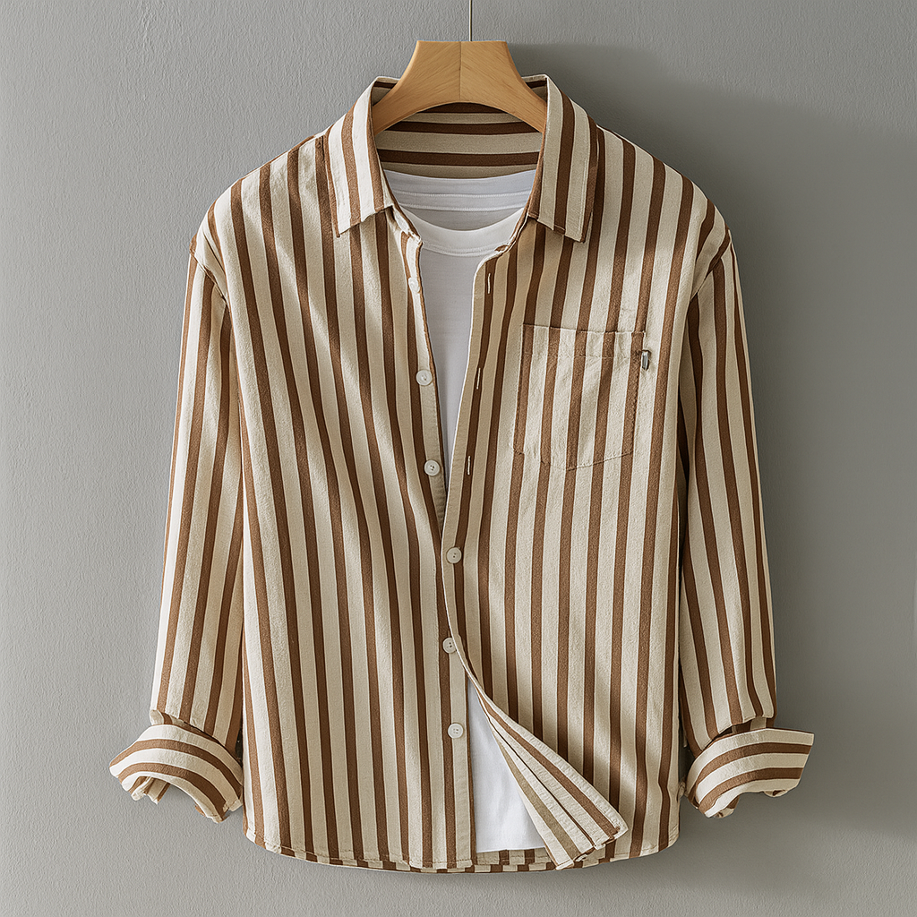 Relaxed Fit Shirt with Front Pocket