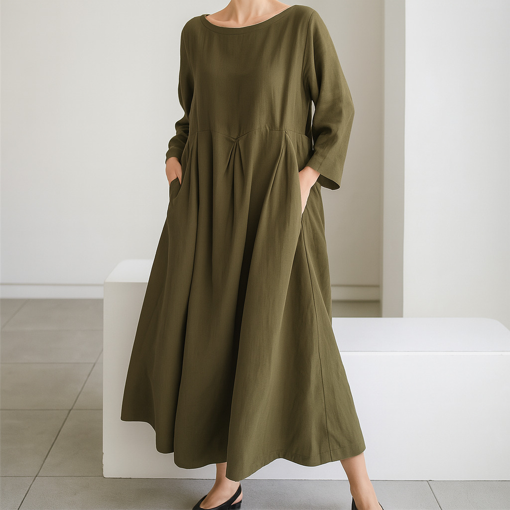 Soft Casual Loose Fit Summer Dress - Olytrend