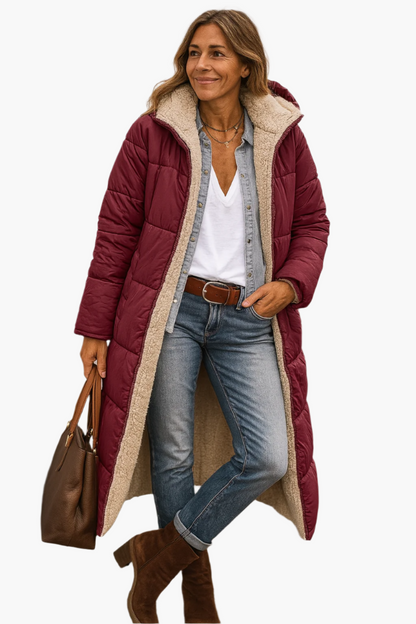 Warm Women's Faux Fur Padded Coat