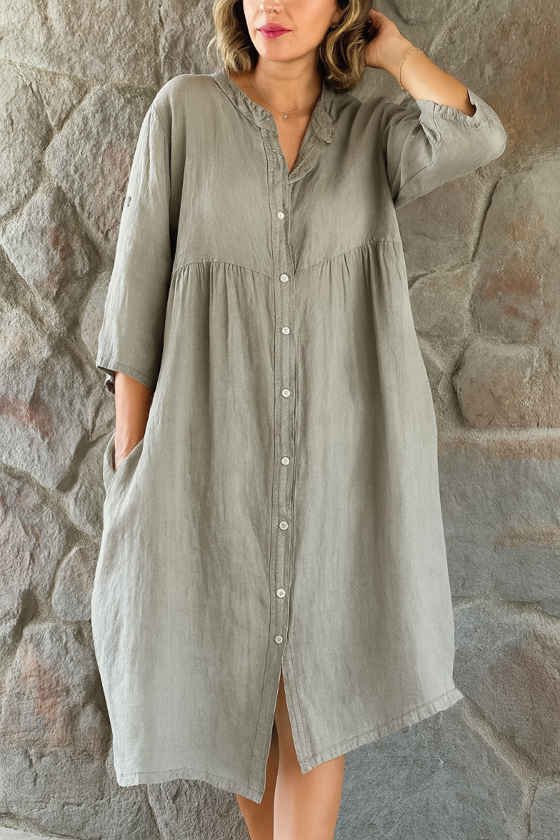 Casual Breathable Summer Shirt Dress
