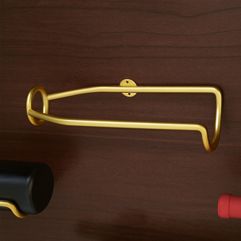 5 Piece Modern Metal Wine Bottle Holder Rack - Olytrend