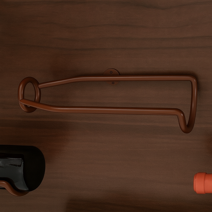 5 Piece Modern Metal Wine Bottle Holder Rack