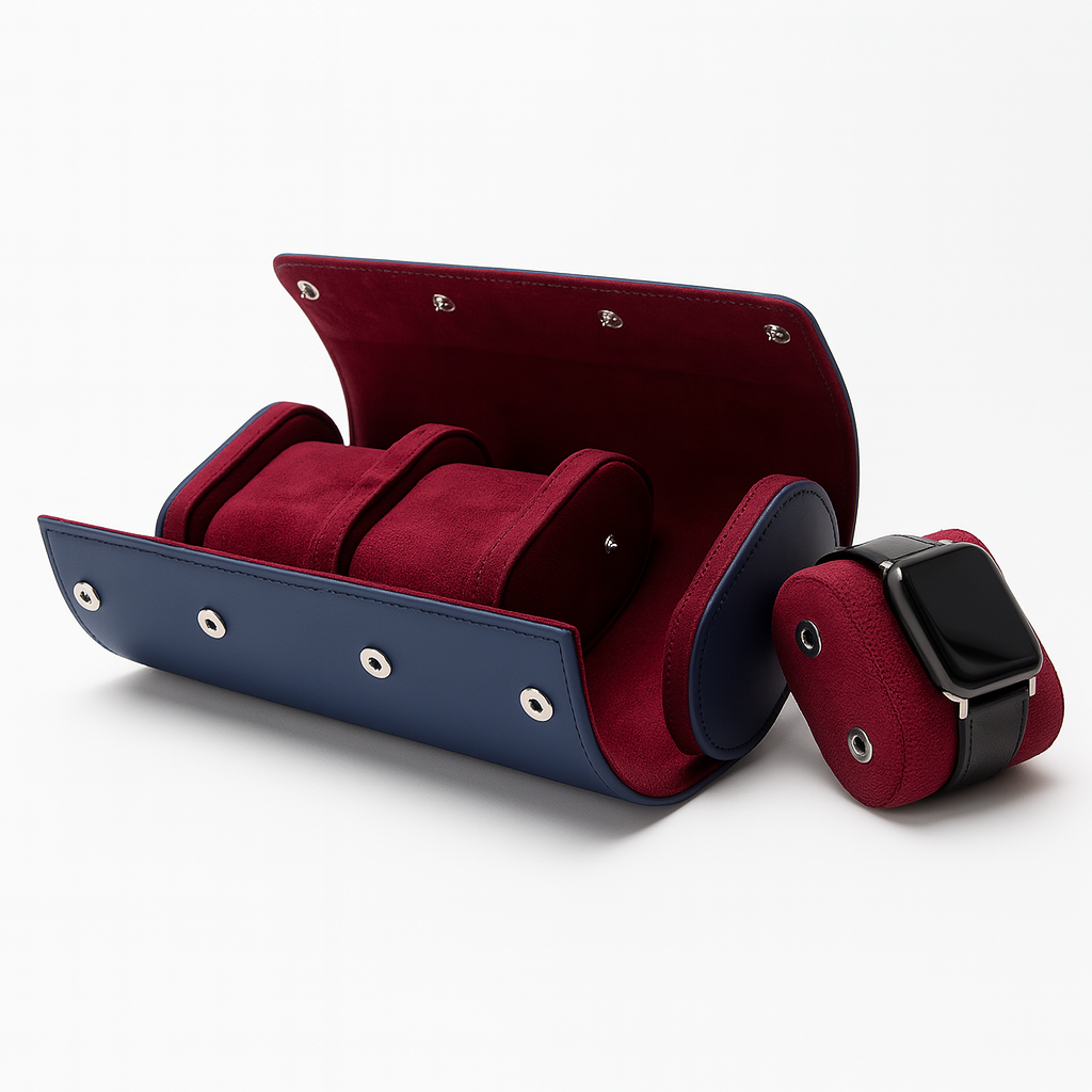Compact Watch Case with 3 Slot Storage - Olytrend