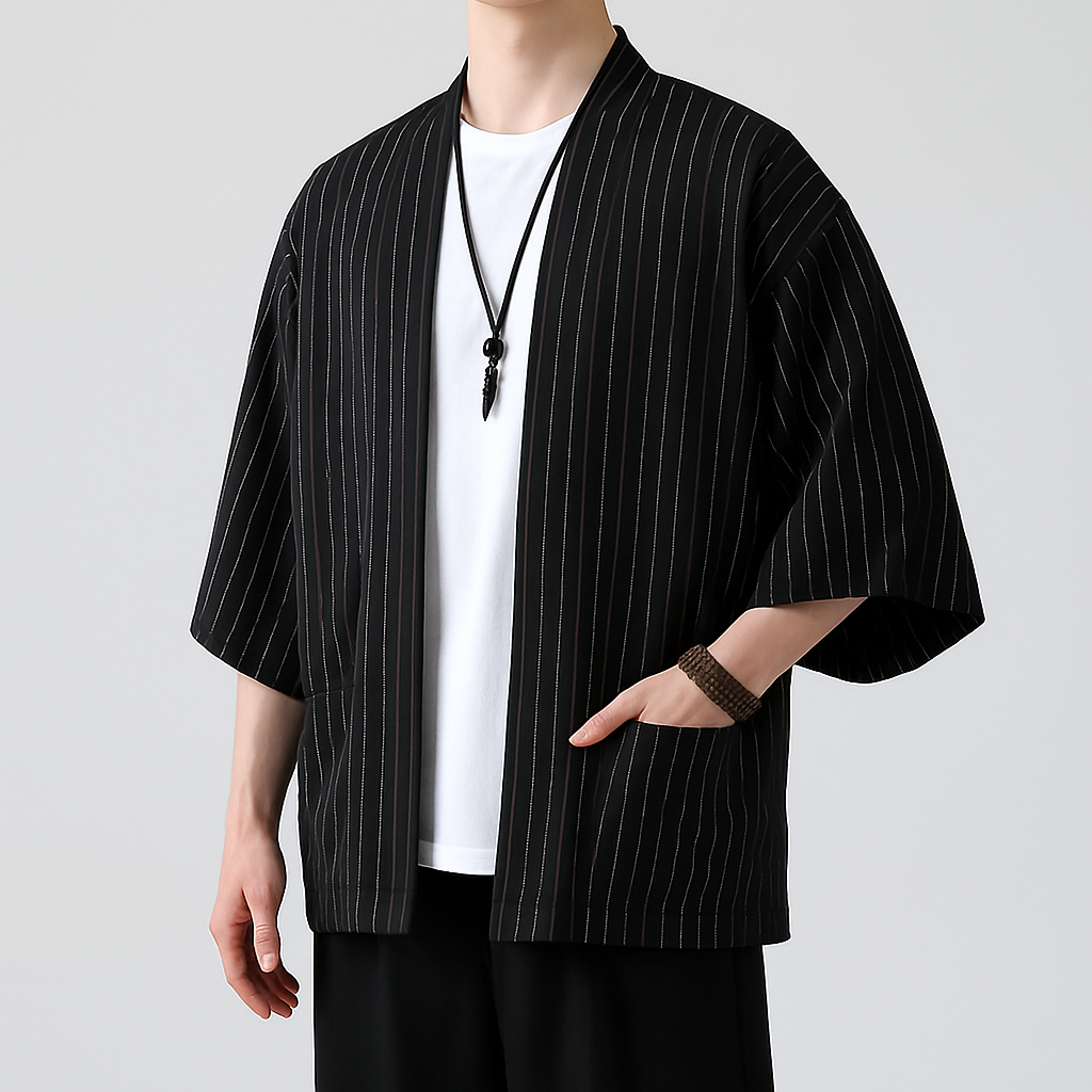 Traditional Silk Kimono Jacket - Nocini