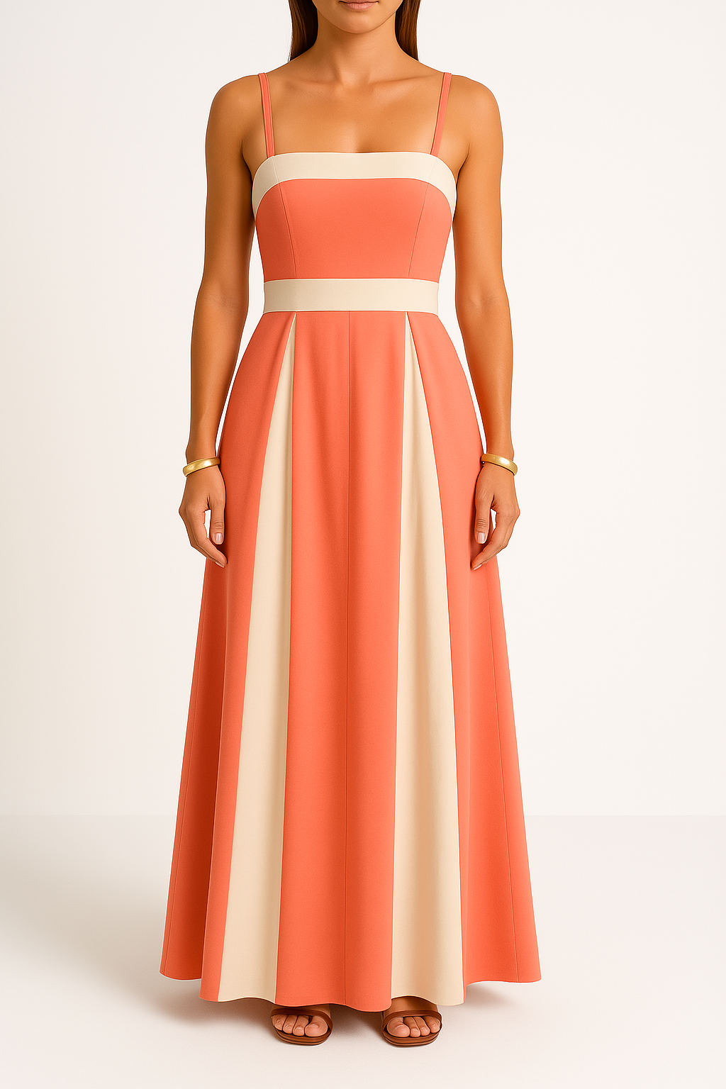 Women's Maxi A-Line Strap Dress for Party
