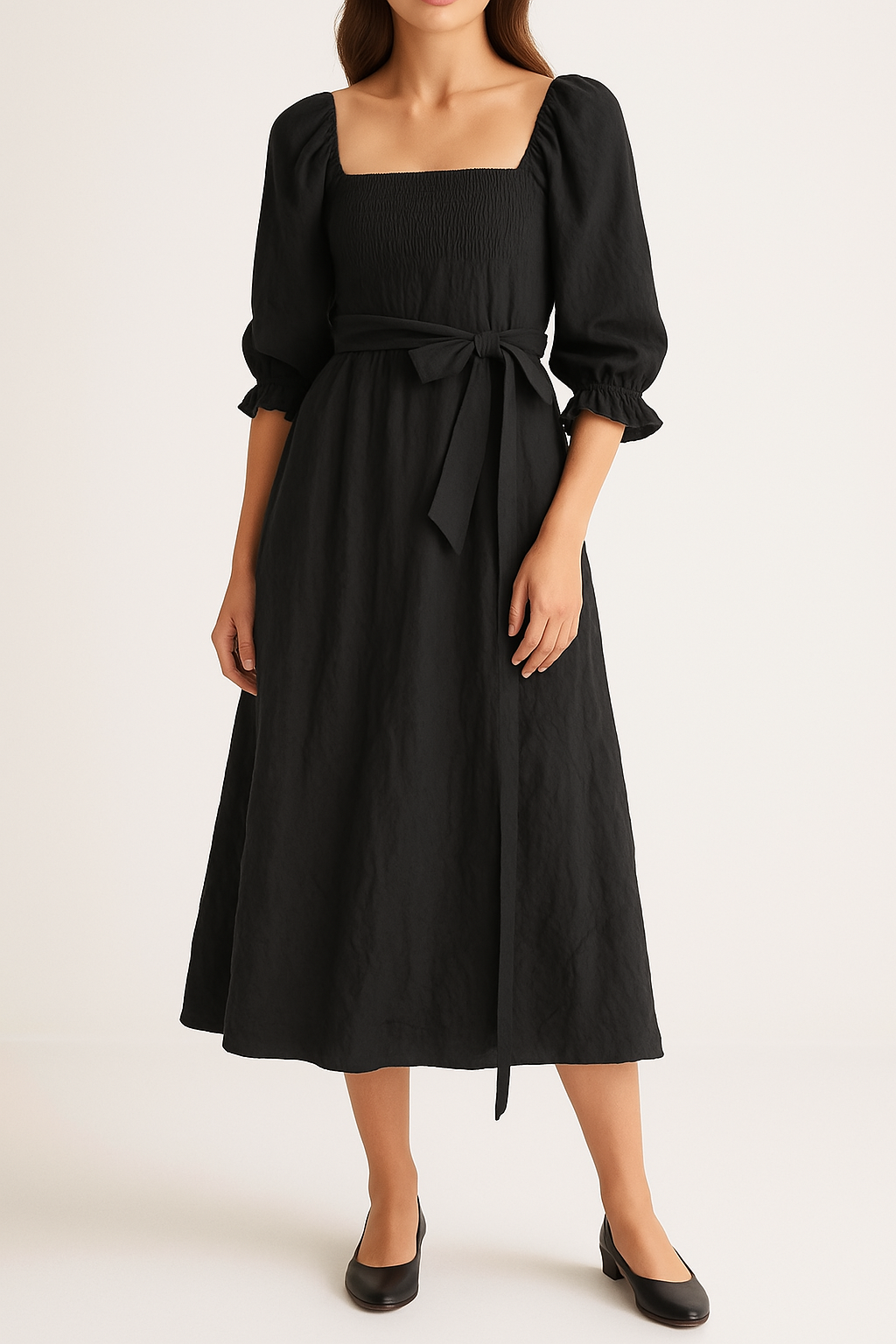 Floral Reversible A-Line Dress for Women