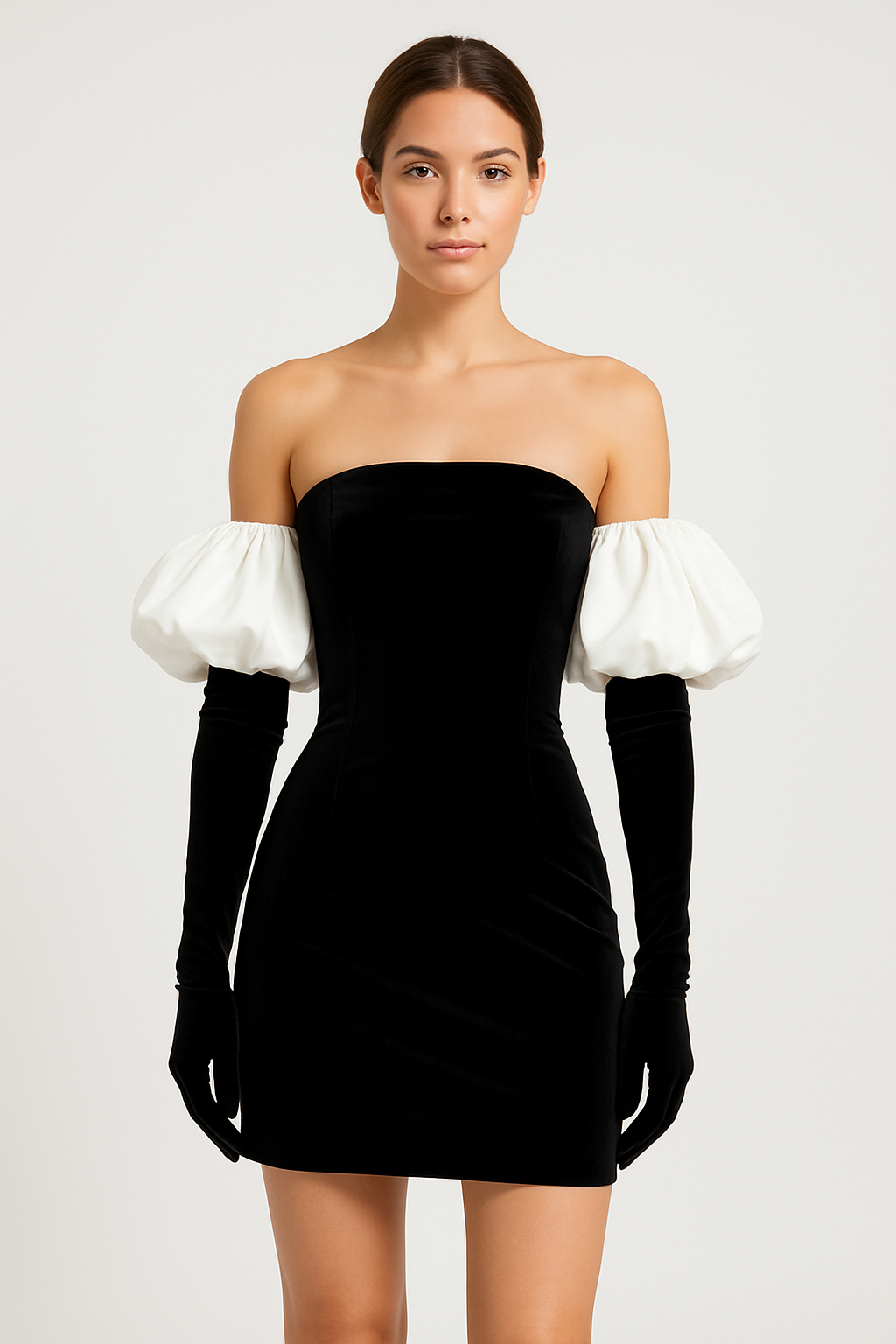 Women's Off Shoulder Mini Party Dress - Nocini