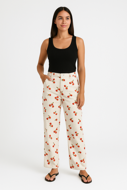 Comfortable Women's Straight Leg Casual Pants