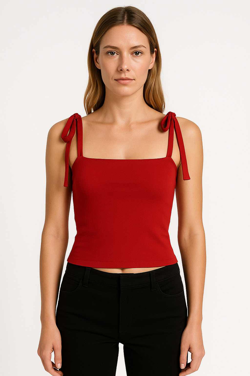 Feminine Fit Crop Top with Adjustable Soft Straps - Nocini