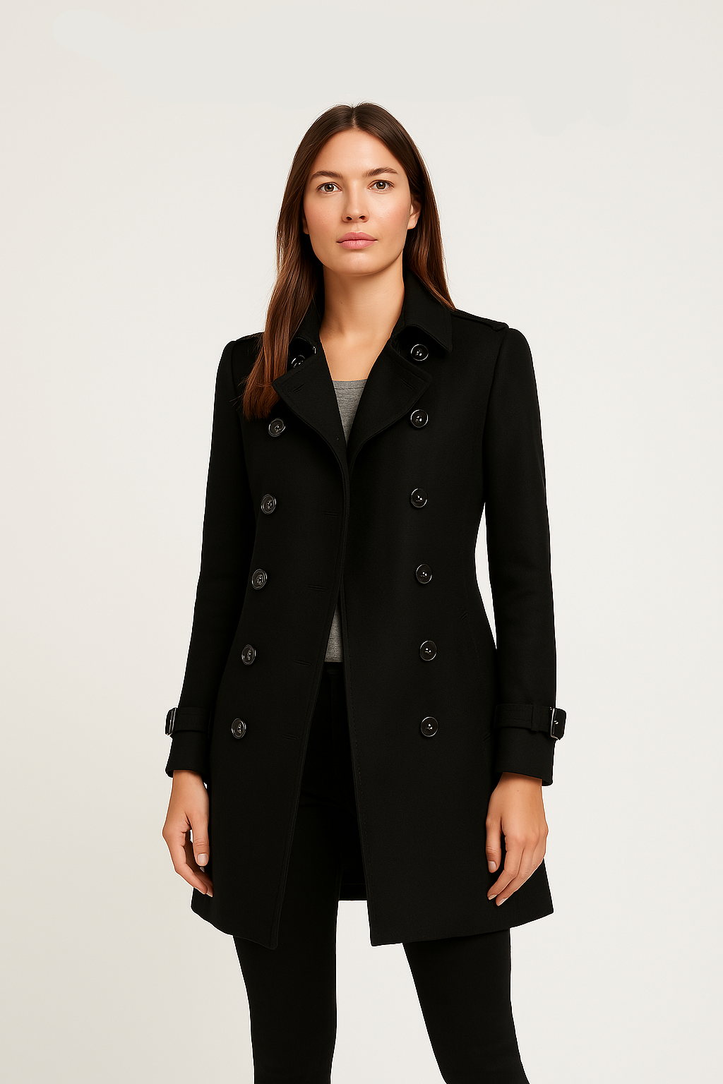 Classic Waterproof Ladies Long Coat