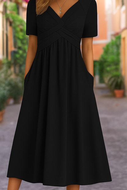 Casual Short Sleeve Summer Dress