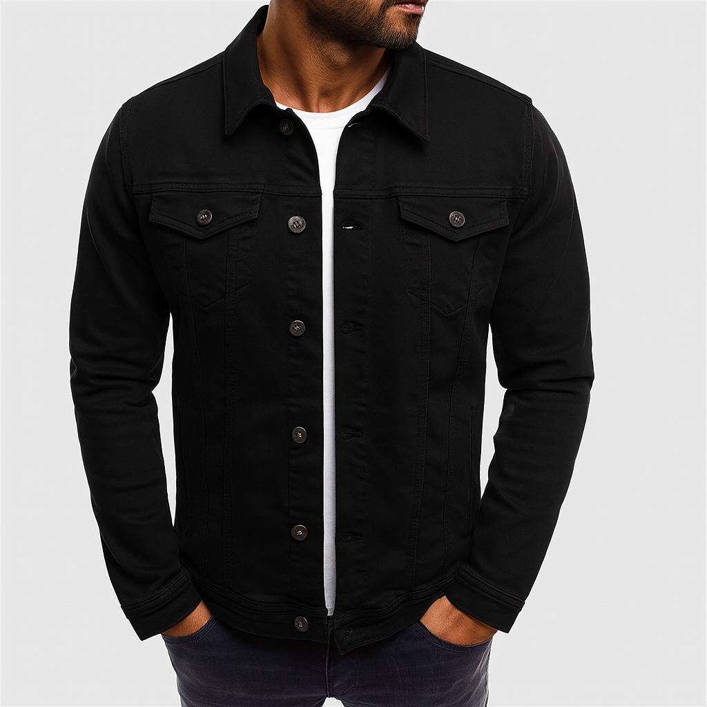 Classic Blue Straight Fit Jeans Jacket