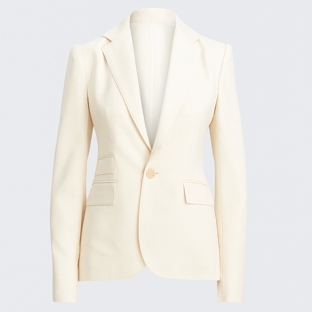 Relaxed Fit Women's Office Blazer - Olytrend