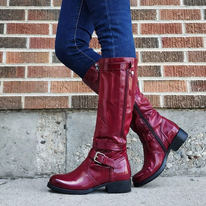 Timeless High Heel Knee High Boots - Olytrend