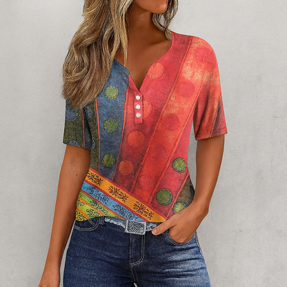 Comfortable Classic Breasted Tee Shirt