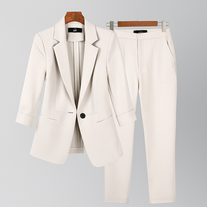 Ladies Business Suit with Jacket and Trousers