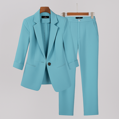 Ladies Business Jacket and Trousers Set