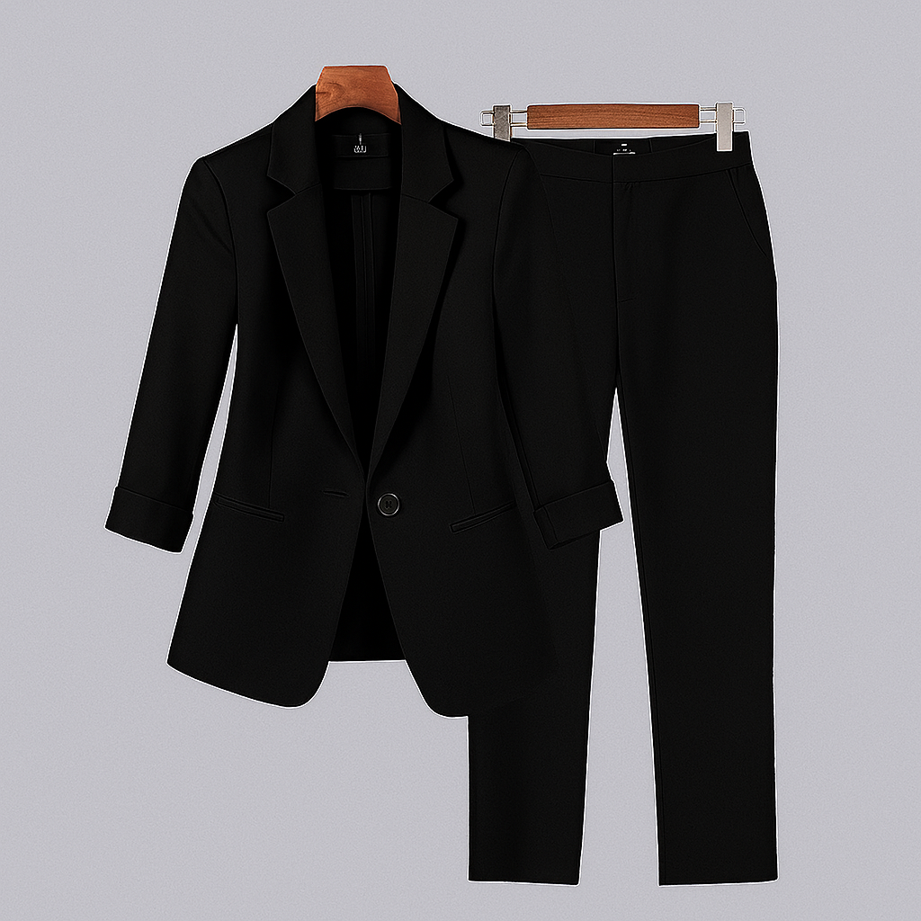 Ladies Business Suit with Jacket and Trousers