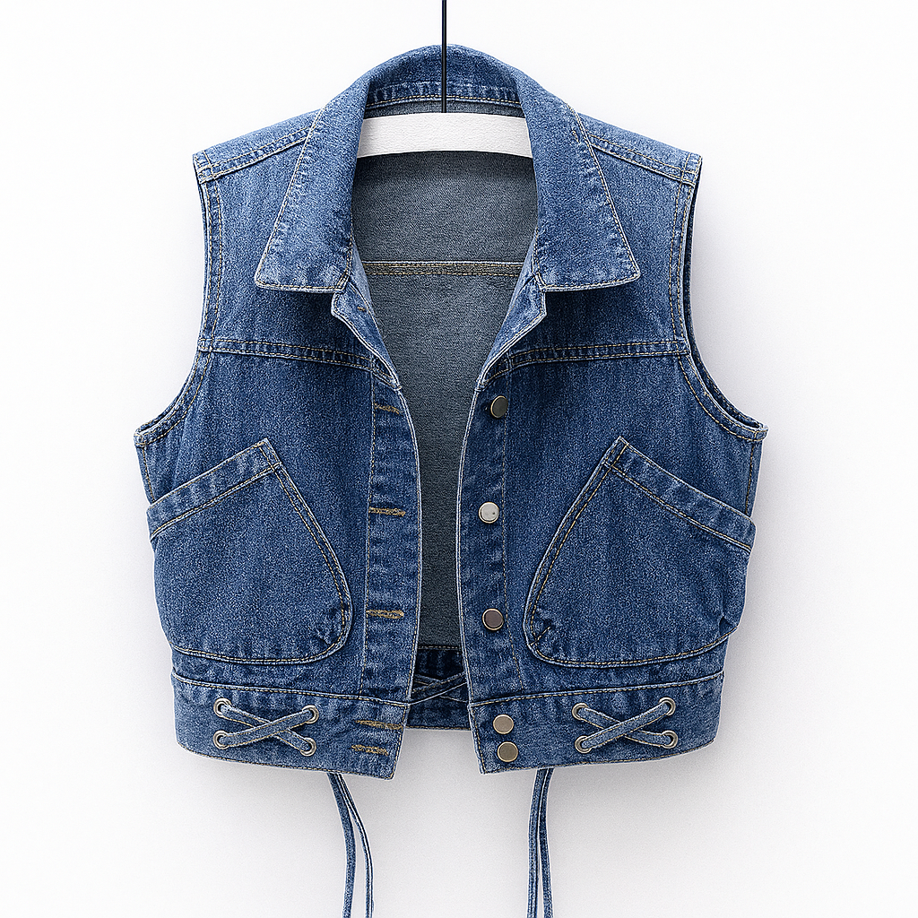 Summer Women's Breathable Denim Vest - Olytrend