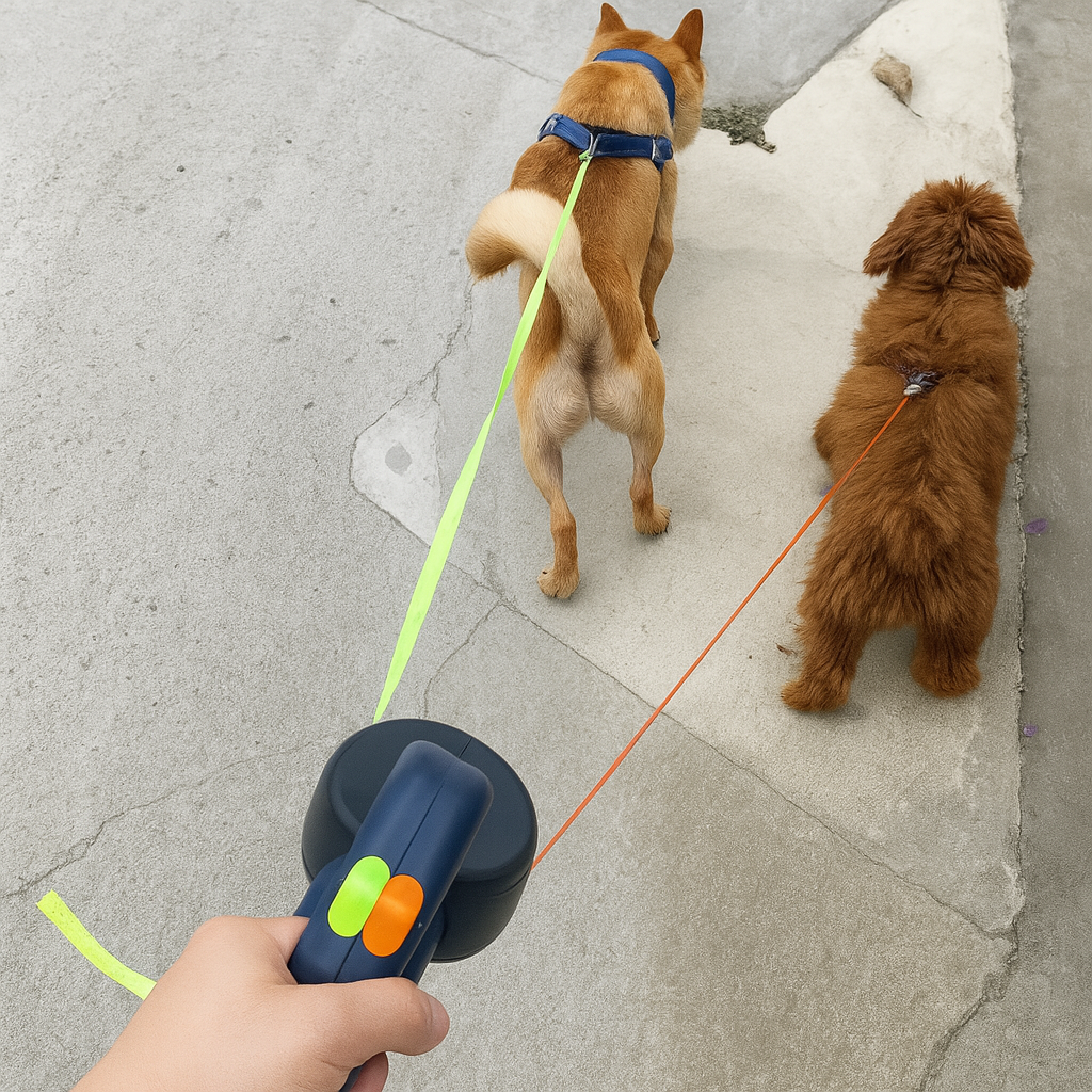 Comfortable Adjustable Pet Leash with Free Rotation - Olytrend
