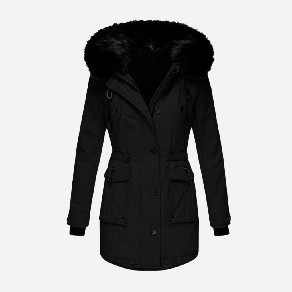 Waterproof Hooded Winter Parka Coat for Women