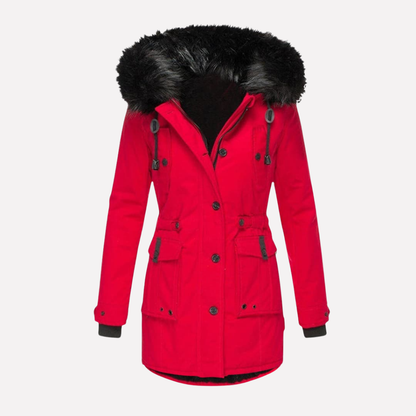 Waterproof Hooded Winter Parka Coat for Women