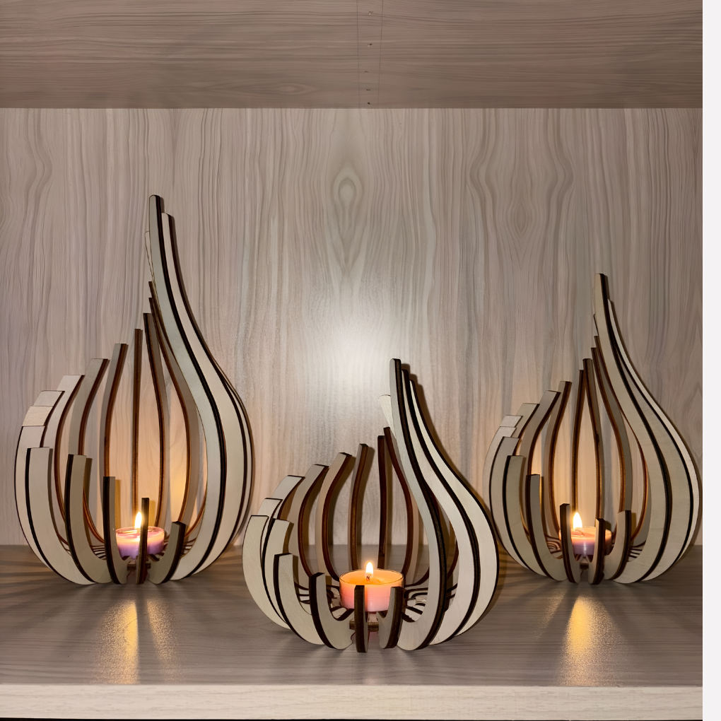 Simple Chic Metal Candle Stand - Olytrend