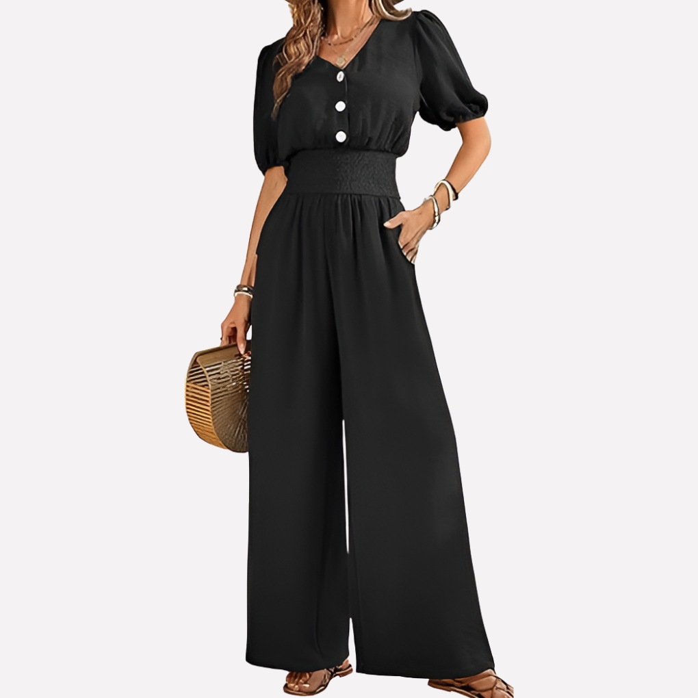 Ladies 2-Piece Outfit - Top and Trousers - Olytrend