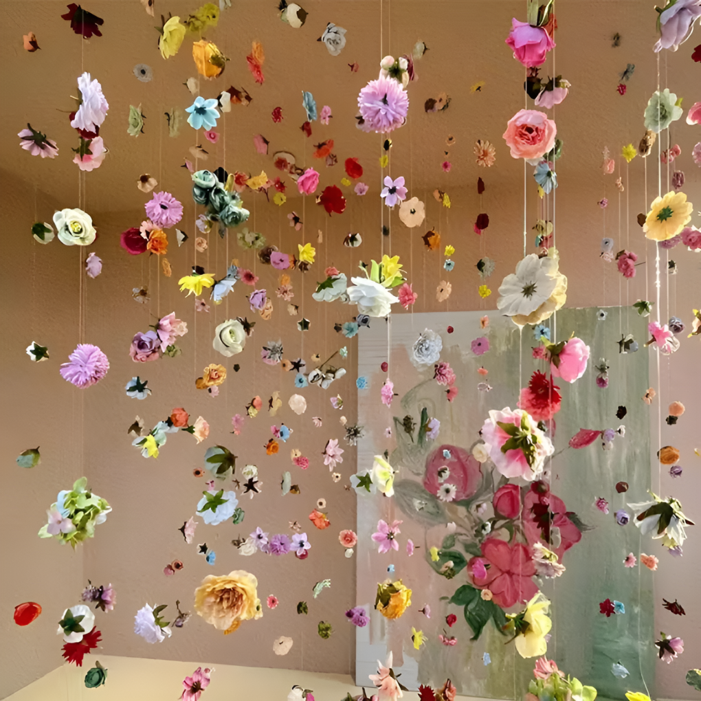 Colorful Fake Flower Garland Set